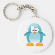 Blue Penguin Key Chains