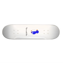 Blue penguin skate board decks