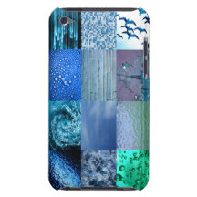 Blue Photo Collage ipod Cover iPod Touch Cover