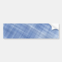 Blue Plaid Bumper Stickers