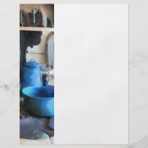 Blue Pots on Stove Personalized Flyer