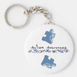 Blue Puzzle Pieces - Autism Awareness Key Chain