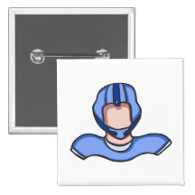 Blue quarterback buttons