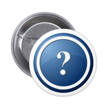 blue question mark round button