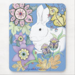 Blue Rabbit Mousepad