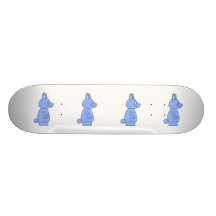 Blue Rabbit Skate Deck