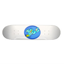blue rabbit three chicks holding one chick out.png skate board