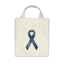 Blue Ribbon Tote Bag