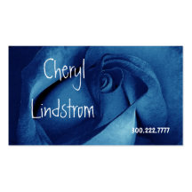 Blue Rose Business Card B005 Template