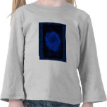 Blue Rose. With Black and Deep Blue. T Shirts