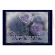 blue roses 1 save the date card