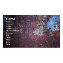 Blue Rust Business Card Template