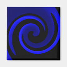 Blue Sapphire Fridge Magnet