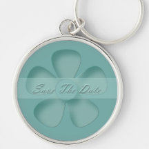 Blue Save The Date keychain1