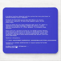 Blue Screen of Death Mouse Mat
