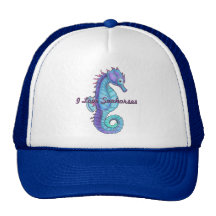 Blue Seahorse Hat