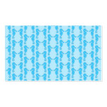 Blue Seahorse Pattern Business Card