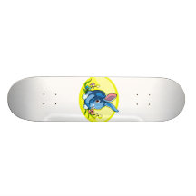 blue sitting rabbit flowers yellow oval.png skate board decks