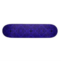 BLUE SKULL BANDANA BOARD CUSTOM SKATE BOARD