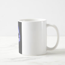 Blue Skull Skeleton Coffee Mug