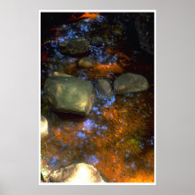 Blue Sky, Red Water Poster