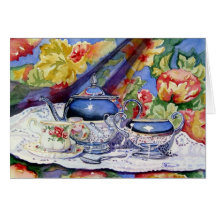 Blue Sky Tea Card