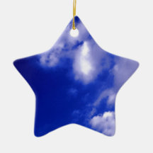 Blue Sky & White Clouds Ornaments