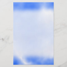 Blue sky with white clouds. flyers