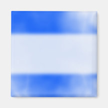 Blue sky with white clouds. fridge magnets