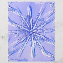 blue_snowflake personalised flyer