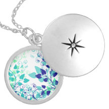Blue Spring Leaves Pendants