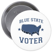 BLUE STATE VOTER BUTTONS