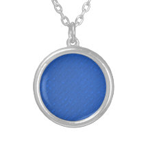 Blue steel necklaces