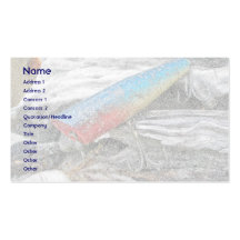 Blue Streak Tackle Co Vintage Lure Business Card