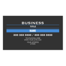 Blue Strips Business Card