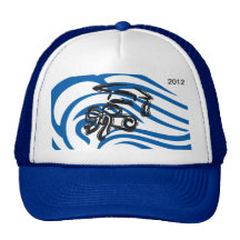 Blue Swirls 2012 - Mesh Hats