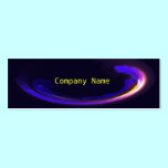Blue Swoosh Business Card business cards