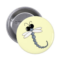 Blue Tailed Dragonfly Buttons