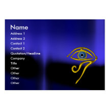 BLUE TALISMAN BUSINESS CARD TEMPLATE