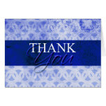 Blue Thank You Cards cards