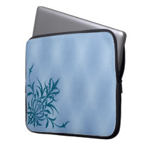 "Blue Thistle" Laptop Sleeve