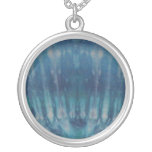 Blue Tie Dye Necklace