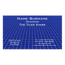 Blue Tile Business Card