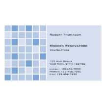 Blue Tile Business Card