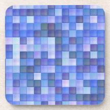 Blue Tiles Beverage Coaster