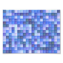 Blue Tiles Photographic Print