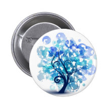 Blue Tree Pin