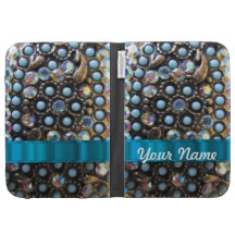 Blue turquoise beaded cases for the kindle