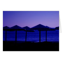 Blue Umbrellas Cards