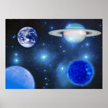 Blue Universe Print